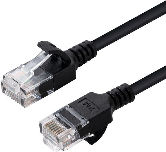 Microconnect U/UTP Kat.6 Ethernet-Netzwerkkabel 15m Schwarz 1Stück