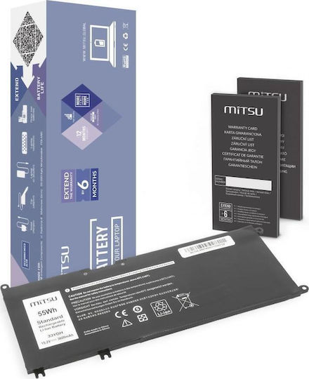 Compatible Battery for Dell Inspiron 5587, 7588 with 3600mAh