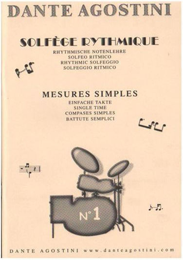 Dante Agostini AGOSTINI SOLFEGE RYTHMIQUE No. 1