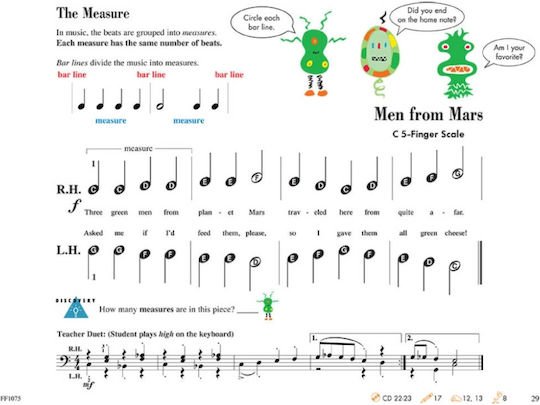 Faber Faber Piano Adventures: Lesson Book, Primer (2nd Edition) Теоретична книга за Пиано + CD