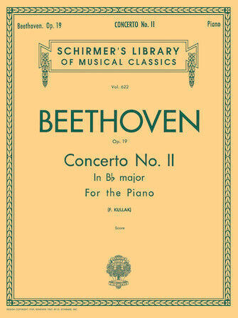 Ludwig Van Beethoven Concerto No II Op Παρτιτούρα για Πιάνο