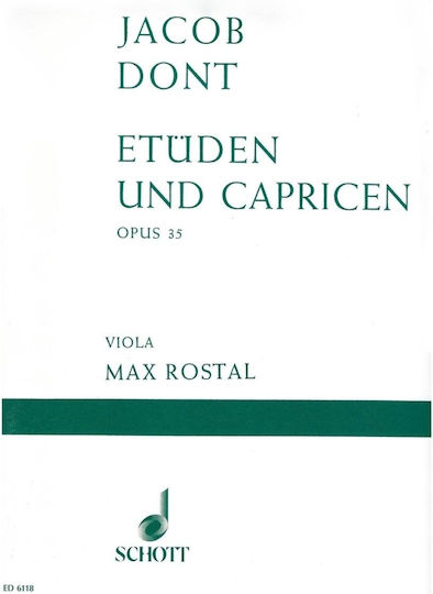 Schott Dont - Studies And Caprices Op. 35 за Виола Виола