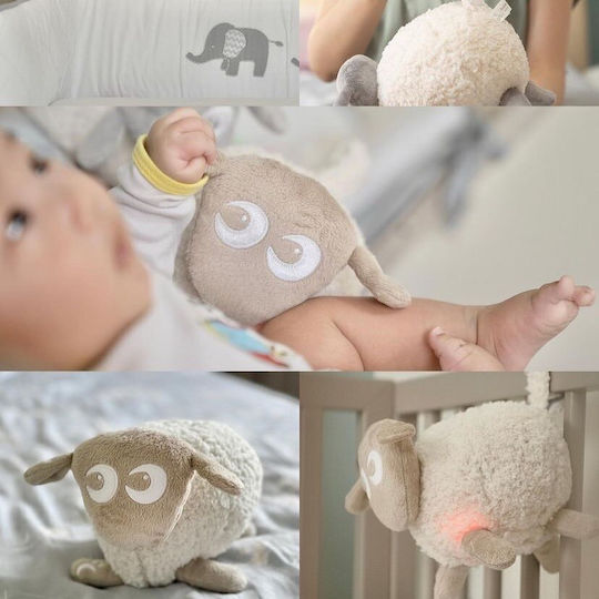 Offer Swaddle Blanket Blisssnug Lovely Apples Pink & Ewan Deluxe Sheep Sleep Aid
