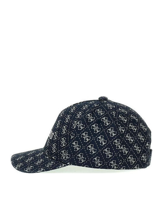 Guess Kids' Jockey Fabric Baseball Blue Hat