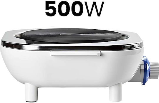 Avizar Induction Heating Plate 500w Fast Cooking 5 Settings White