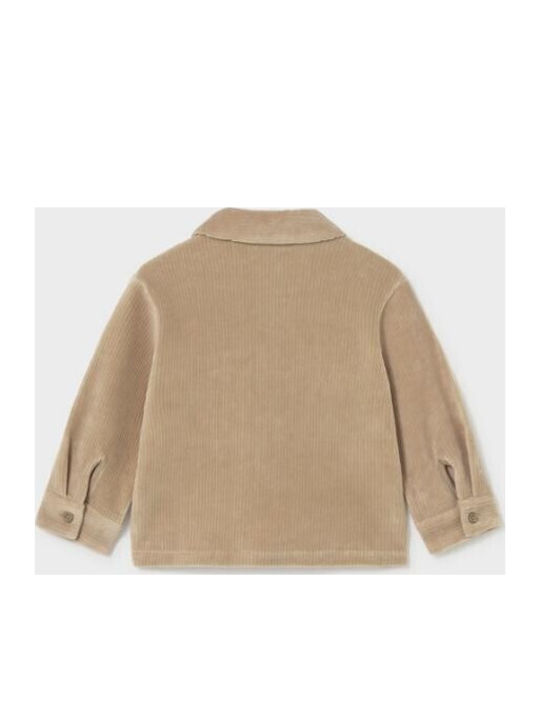 Kids Long-sleeved Shirt Beige