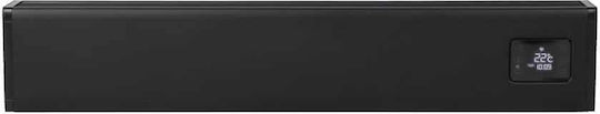 Eurom Convector Electric De Pardoseală 1500W Cu Termostat Electronic Și WiFi 120x17cm Negru