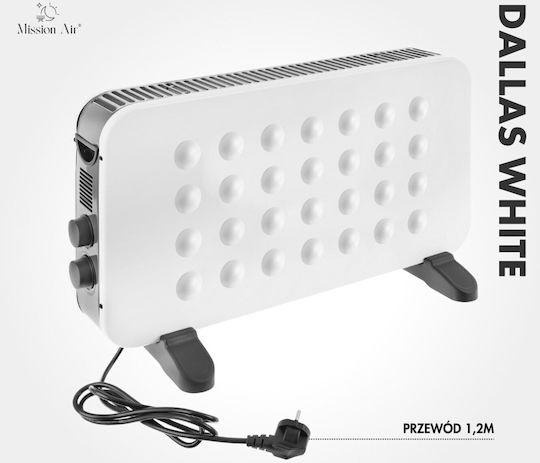 Mission Air Boden-Konvektorheizung 2000W 61,8x38,5cm Weiß
