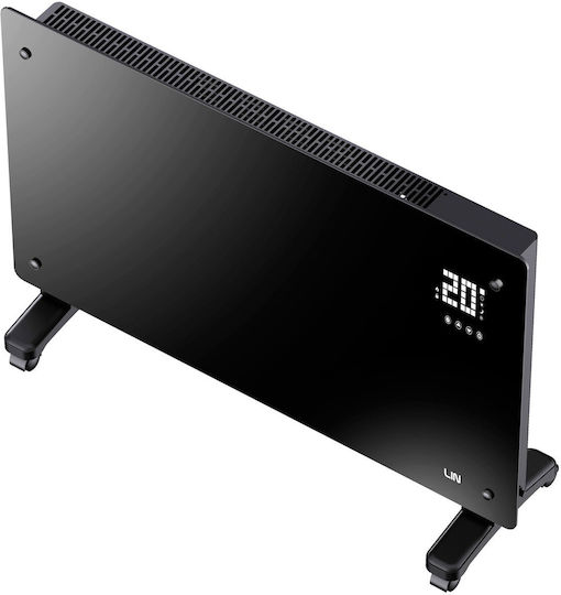 Lin Подов Конвектор 2000W с Електронен Термостат 81.5x52.5cm Черен
