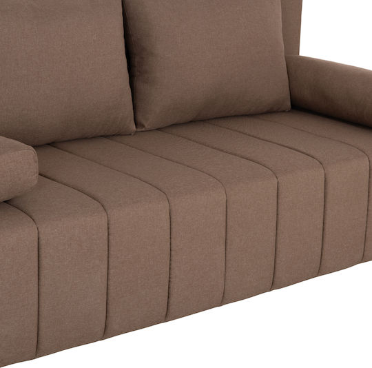 Kend Dreisitzer Sofa Bett mit Stauraum Offene Braune 188x85x82cm