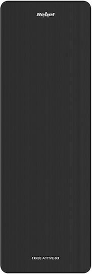 Упражнение Мат Йога Черен (183x61x0.6см)