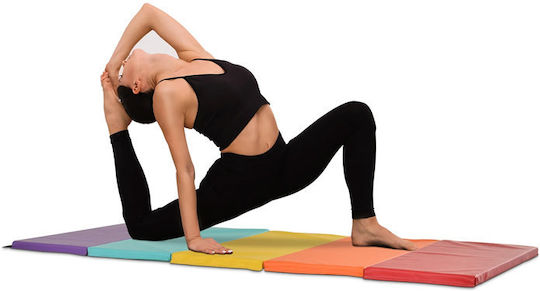 HomCom Mehrfarbige Gerätetraining Trainingsmatte (195x76x3cm)