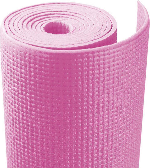 One Fitness Pilates Exercise Mat Pink 173.5x61cm