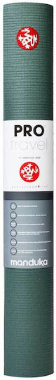 Manduka Pro Travel Superlite Στρώμα Γυμναστικής Yoga Μαύρο (180x60cm)