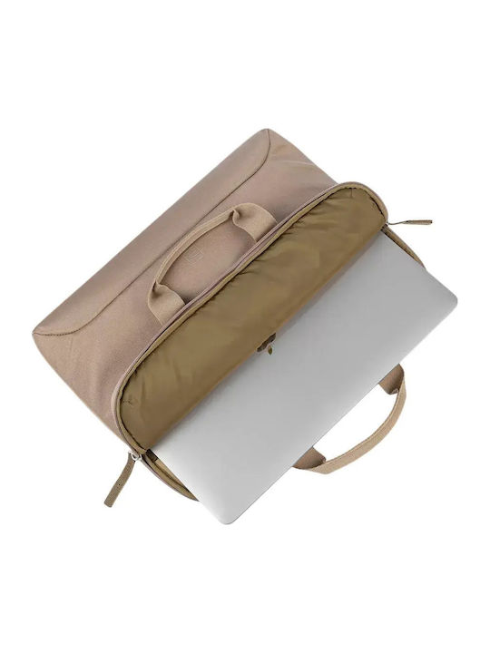 Tucano Smilza Laptoptasche Schulter / Handheld für Laptop in Beige Farbe