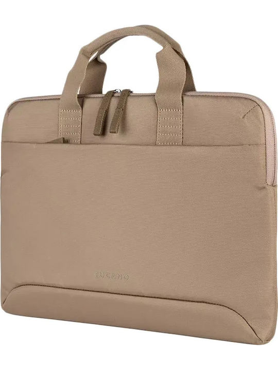 Tucano Smilza Laptoptasche Schulter / Handheld für Laptop in Beige Farbe