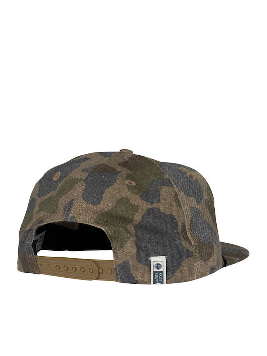 Salty Crew Steadfast Snapback Cap Sand Camo