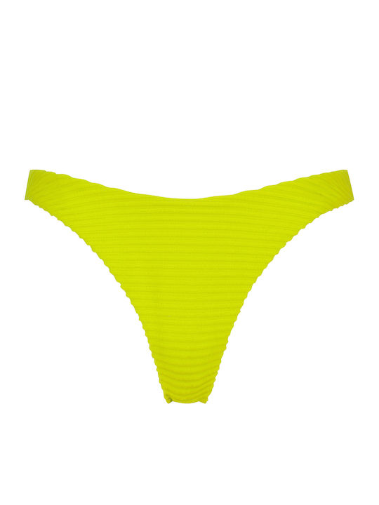 Bikinihosen Slip Hohe Taille Glow
