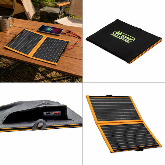 Foldable Solar Panel Charger 10W with USB Output for Portable Devices GD-Z10