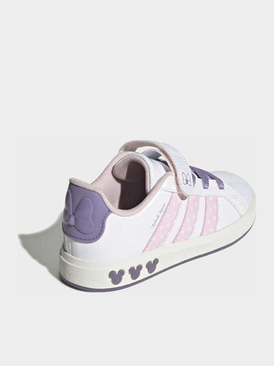 Disney Minnie Mouse Grand Court Kids Sneakers White