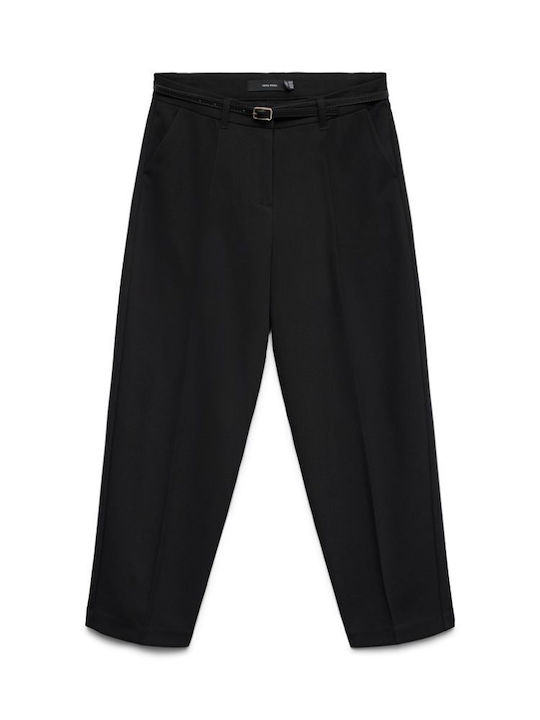 Damen Stoffhose Schwarz