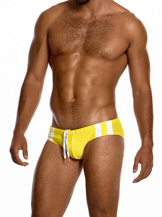 Herren-Bademode Slip Gelbe