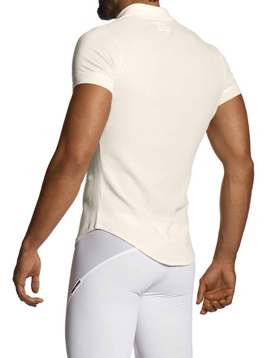 Κοντομάνικο Λινό Πουκάμισο Off White