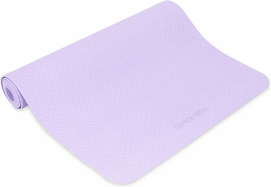 Spokey Trainingsmatte Yoga Lila (183x61x0,4cm)