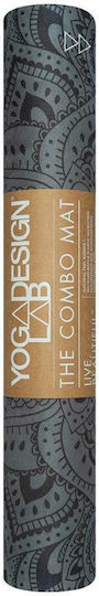 Yoga Design Lab Yoga Trainingsmatte Schwarz 178x61cm