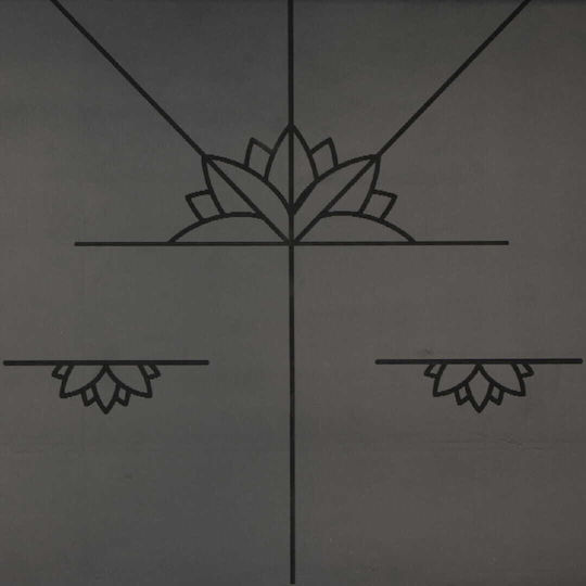 Myga Στρώμα Γυμναστικής Yoga Μαύρο (195x68cm)