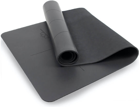 Myga Στρώμα Γυμναστικής Yoga Μαύρο (195x68cm)