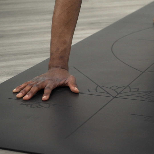Myga Στρώμα Γυμναστικής Yoga Μαύρο (195x68cm)
