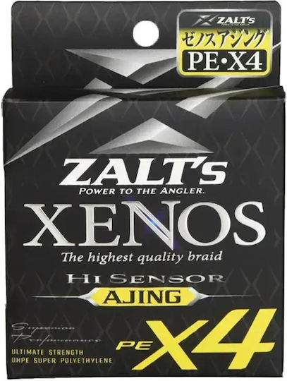 Плетено Влакно Zalt’s Xenos X4 Hi Sensor Ajing 150м 0.076мм Pe#0.2