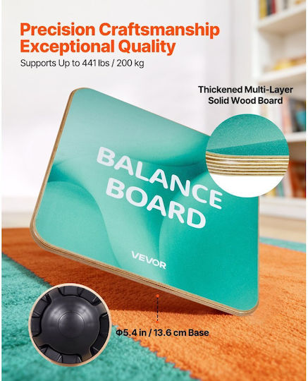 Vevor Vevor Balance Board Blue with Diameter 13.6cm