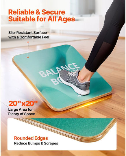 Vevor Vevor Balance Board Blue with Diameter 13.6cm