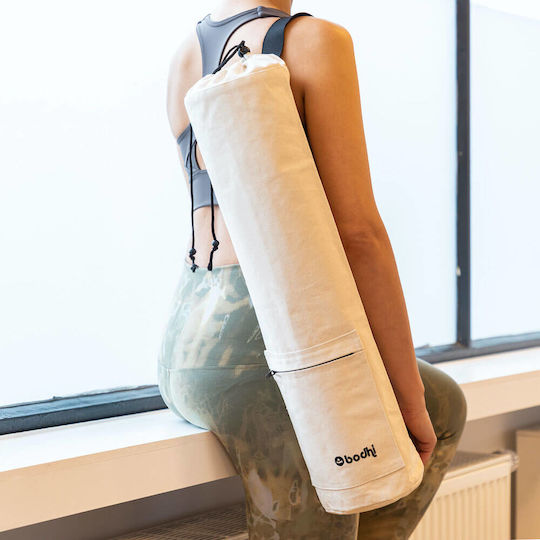 Bodhi Canvas Yogamatten-Tasche Ecru