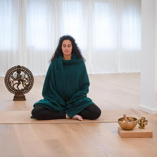 Bodhi Asana Yoga-Decke Marineblau