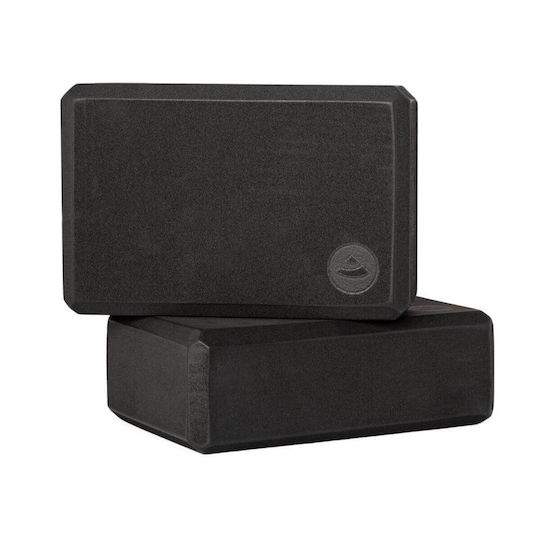 Bodhi Yoga Set Flow Matte Blocks Strap Schwarz