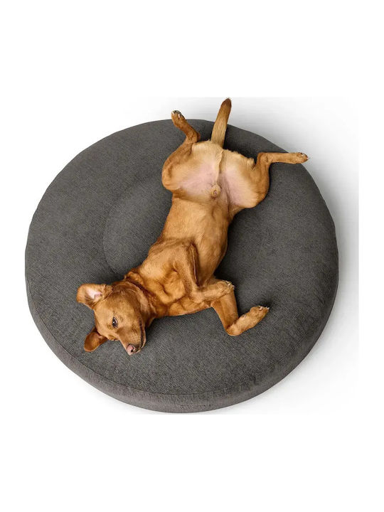 Hunter Hundebett Rund Orthopädisch Grau