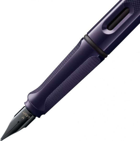 Lamy Safari Writing Pen Broad Blue made of Plastic with Blue Ink