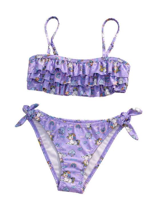 Esthisis Kinder Badebekleidung Bikini Flieder