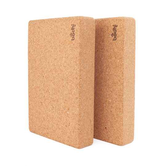 Bodhi Flat Yoga Block Cork