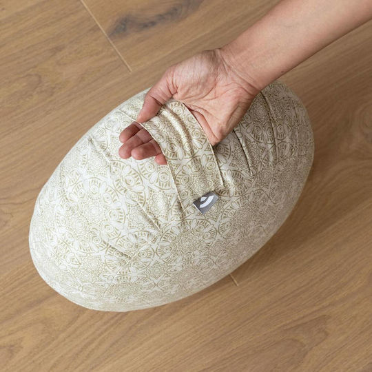 Bodhi Zafu Maharaja Meditation Cushion Ecru