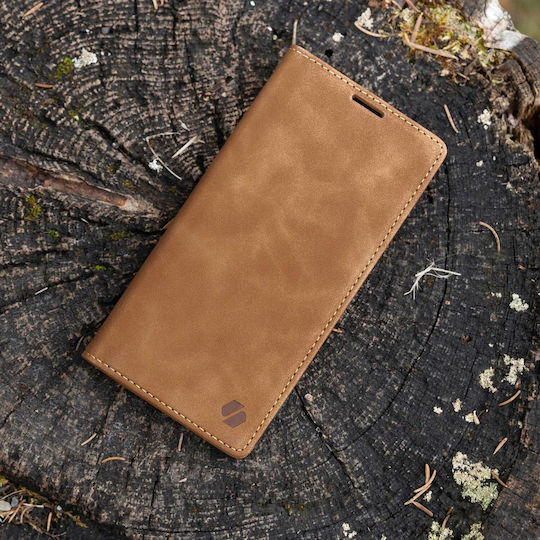 Spacecase Wallet Δερμάτινο / Σιλικόνης Καφέ (Xiaomi 17T Pro)