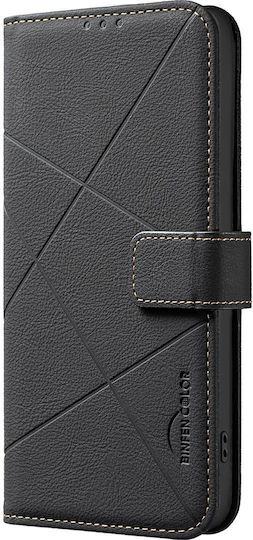 Binfen Leather Silicone Wallet Black (Xiaomi Redmi 15c 5g/4g)