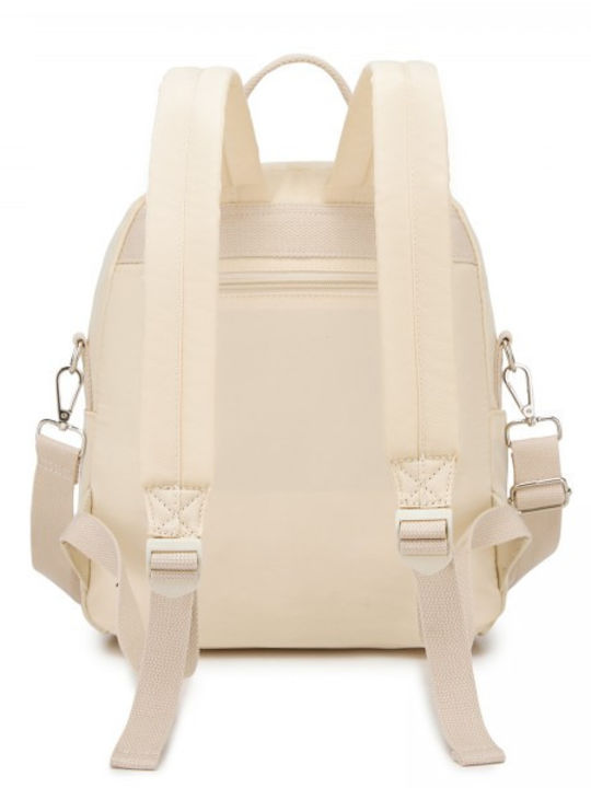 Miss Lulu Backpack Μπεζ