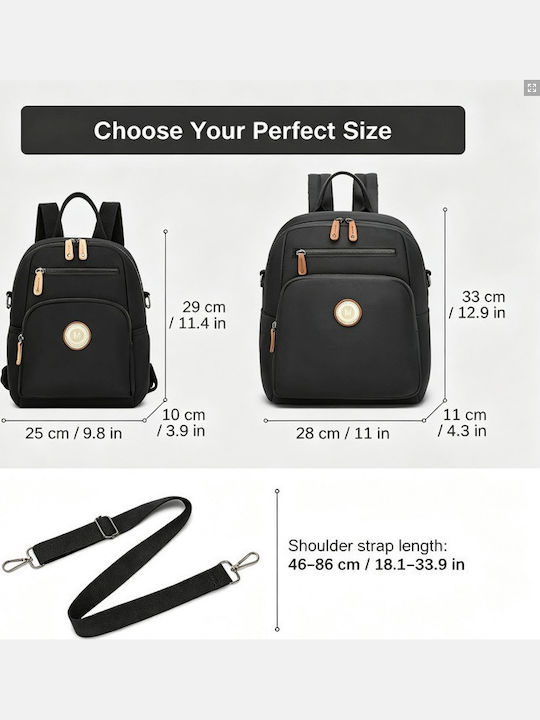 Miss Lulu Backpack Black