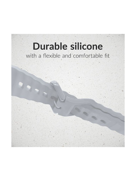 Mobilize Tragbare Bänder Silikons Grau (Apple Watch Series 42/44/45/49 Mm)