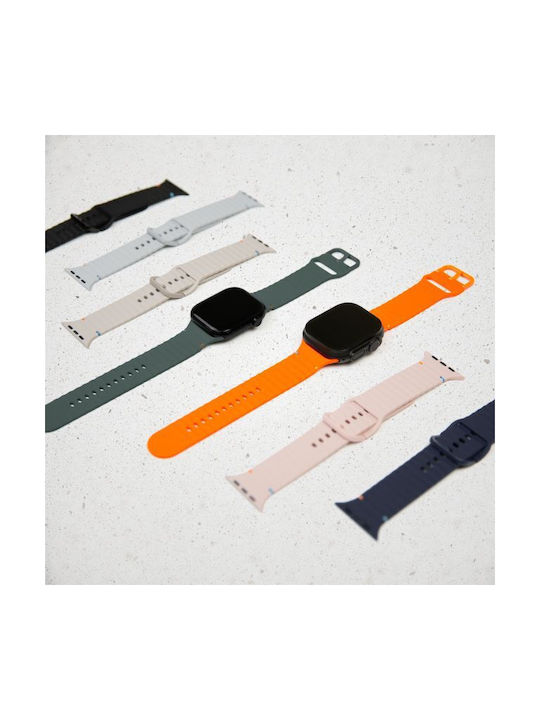 Mobilize Силиконова каишка Тюркоазен (Apple Watch Series 42/44/45/49 мм)