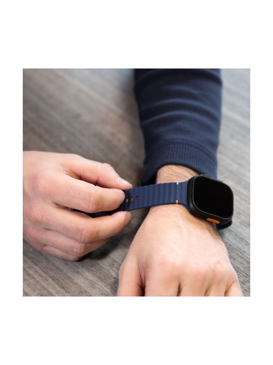 Mobilize Силиконова каишка Оранжева (Apple Watch Series 42/44/45/49 мм)